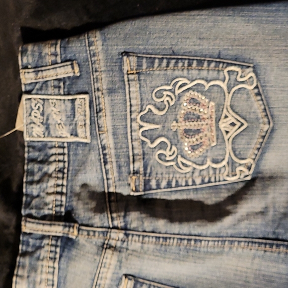 WAS $25  Women's MED  Denim MINI Skirt Condition New - Picture 11 of 14